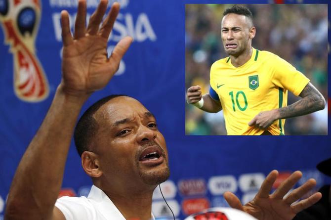 Will Smith sale a defender a Neymar