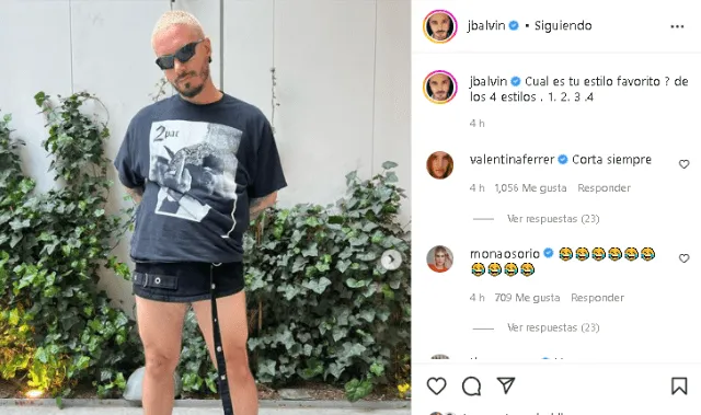 Imagen ¡Elleeeee! J Balvin es criticado por usar falda 