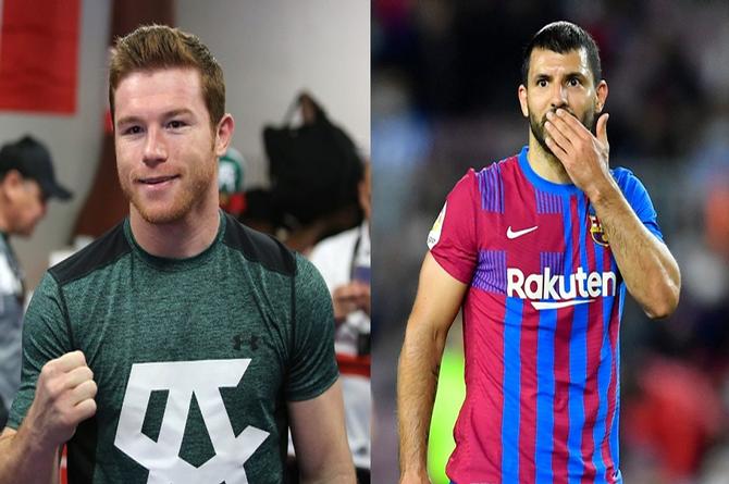 ¡Sigue el lío! 'Kun' Agüero defiende a Messi tras amenazas de 'El Canelo'