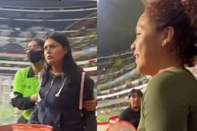Dos mujeres 'se deschongan' tras derrota del América (+video)