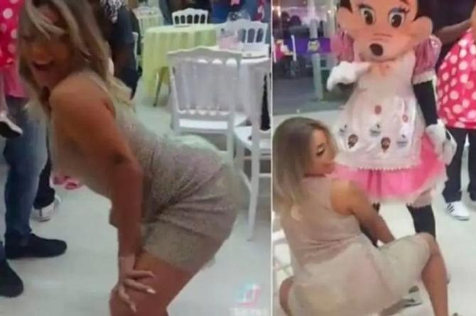 Imagen 'Perrea' con vestido transparente en la fiesta de su hijita ¡Y se la acaban! (+video) 