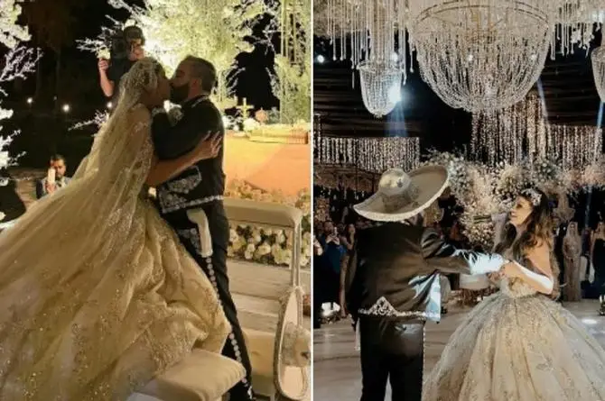 ¡Tremendo fiestón! Vicente Fernández Jr. se casa con Mariana González (+fotos/video)