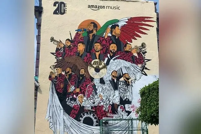 Banda MS devela mural conmemorativo por 20 años de trayectoria (+foto)