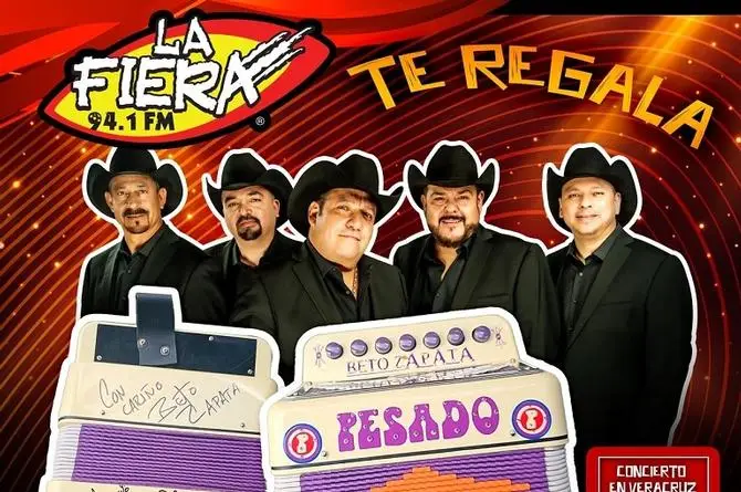 LA FIERA y Grupo Pesado te regalan un acordeón autografiado