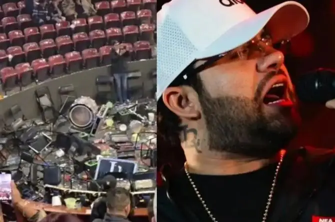 Fans de Luis R Conriquez destrozan Palenque de Texcoco porque el artista no cantó corridos (+video)