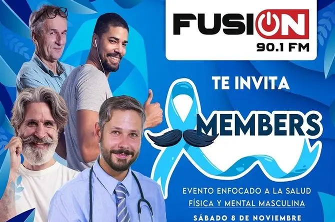 FUSIÓN invita a 'Members', evento enfocado a salud masculina FUSIÓN invita a 'Members', evento enfocado a salud masculina