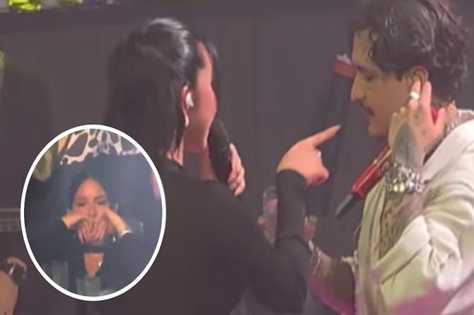 Christian Nodal manda mensaje, canta, toma… y Ángela le pide agua