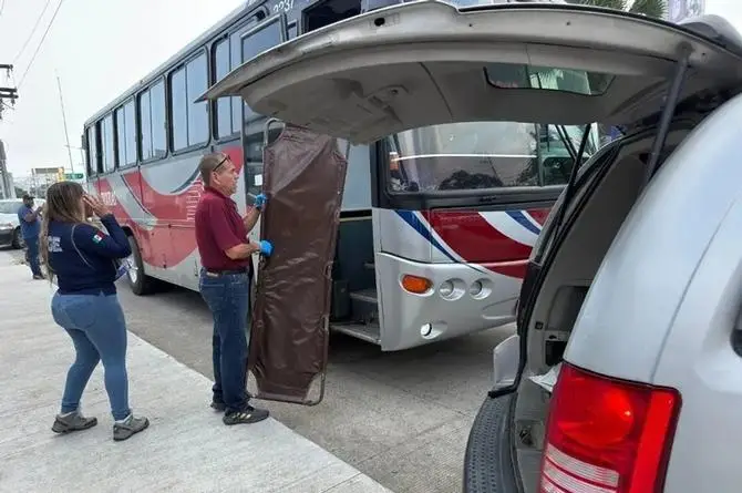¡Viaje a la eternidad! Murió en un camión urbano en Boca del Río