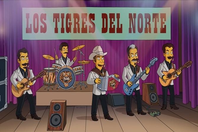 Los Tigres del Norte estarán en un episodio de 'Los Simpson' (+fotos)