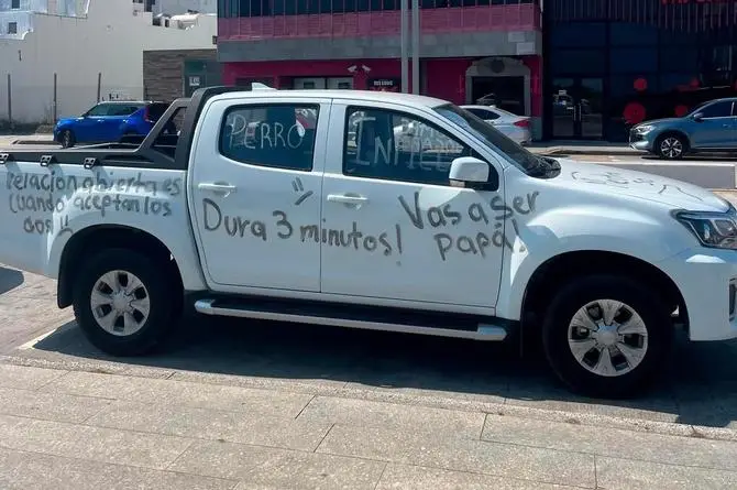 Rayan camioneta a infiel en Veracruz 