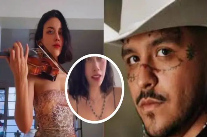Christian Nodal reaparece con su violinista y desmiente rumores de despido