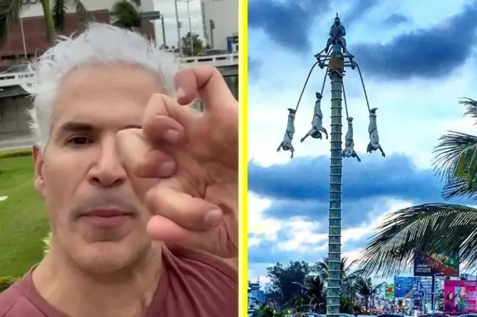 Julio Camejo explota por desaparición del monumento de los Voladores de Papantla en Veracruz (+video)