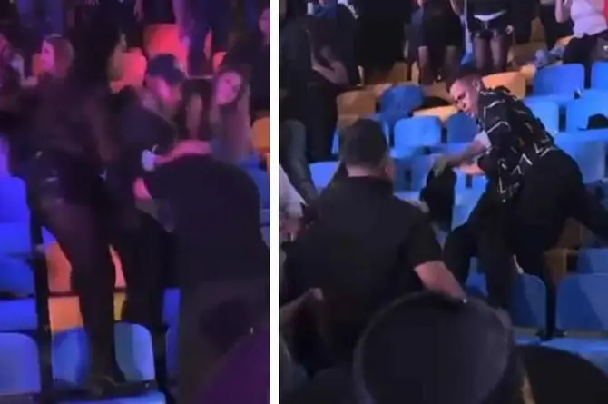 ¡Se armó la campal! Pelea en concierto de Grupo Firme se vuelve viral