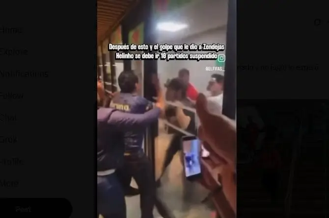 Jugadores del América y Toluca se agarran a cachetadas, patadas y piquetes de 