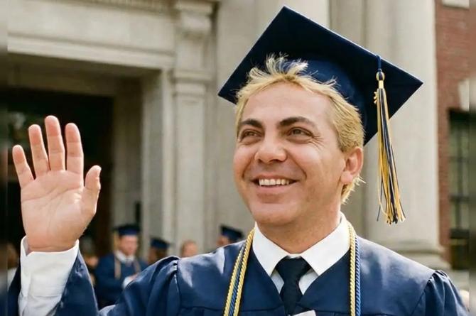 ¡Gallito feliz! Cristian Castro por fin saca la prepa