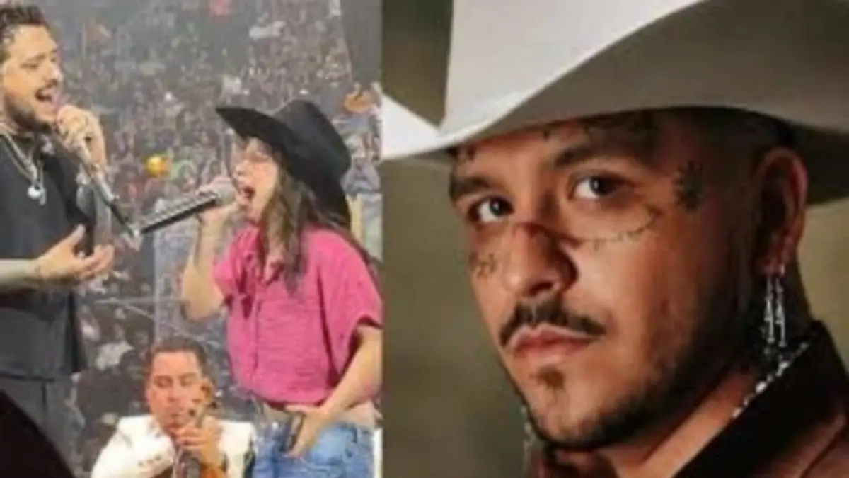 ¿Christian Nodal subió al escenario a una influencer que criticó a su hija? La polémica que explotó