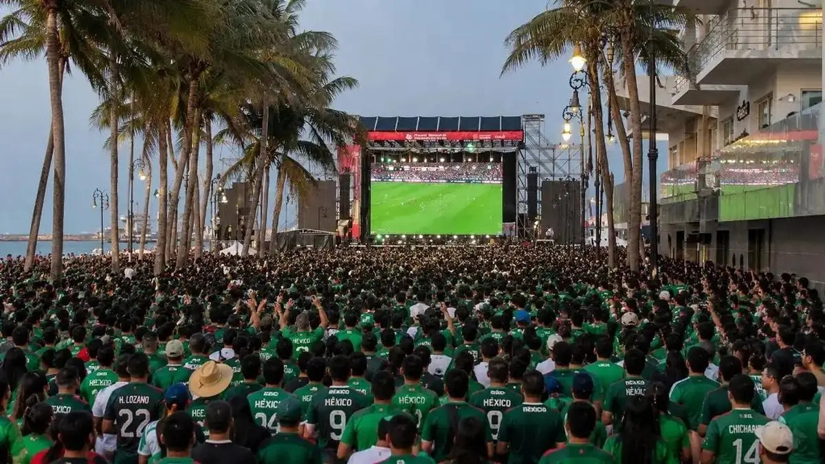 Instalarán pantallas en Veracruz para ver el partido México vs Inglaterra ¿Dónde?