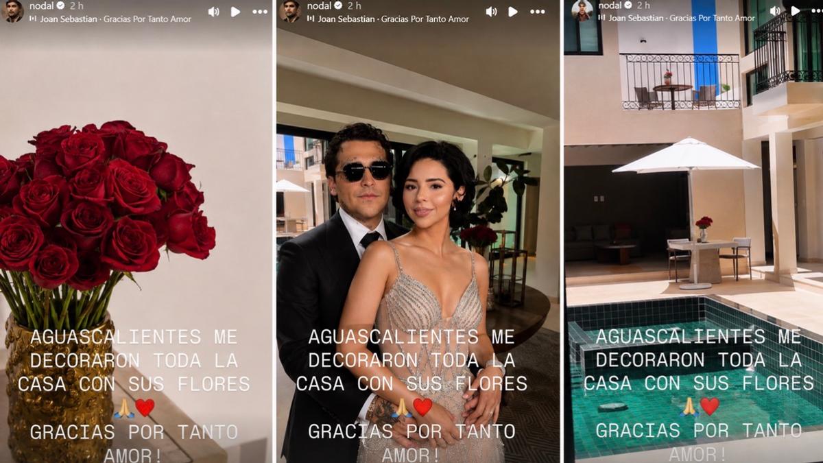 Nodal se presume en la casa de Ángela Aguilar en medio de rumores de separación