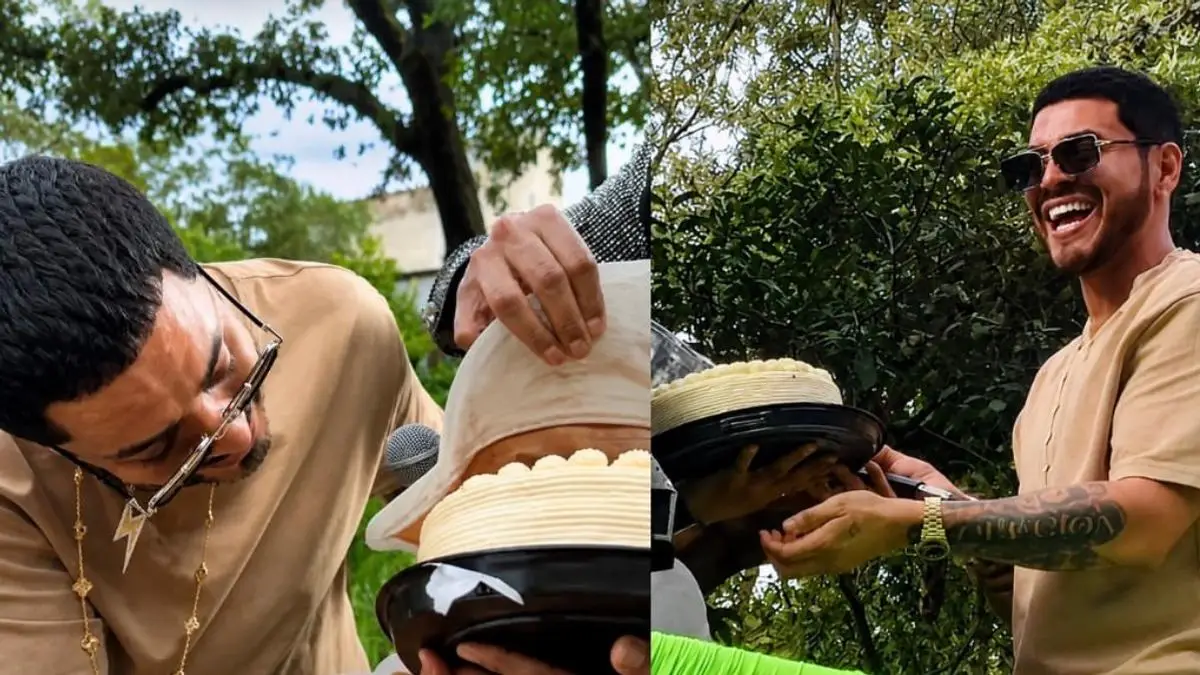 Grupo Firme le lleva serenata ha Influencer encerrado en reality show