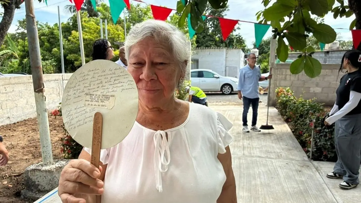¡La escuela que Doña Kika ayudó a levantar hace 40 años hoy luce renovada!