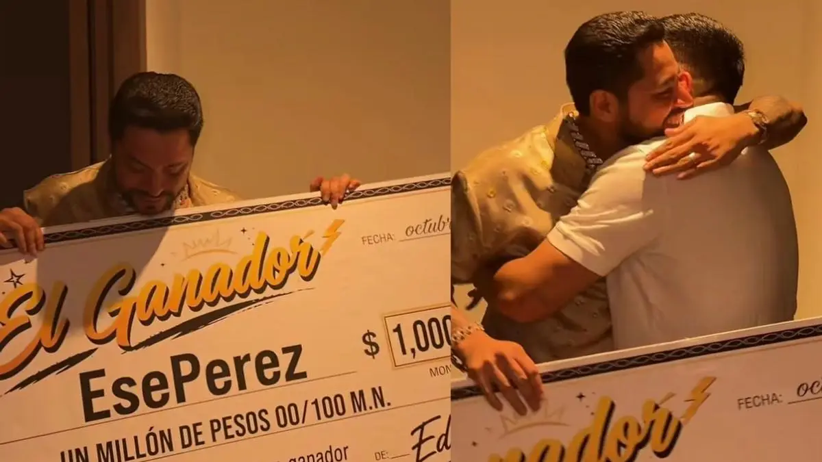 Eduin Caz le regala UN MILLÓN de pesos a influencer 