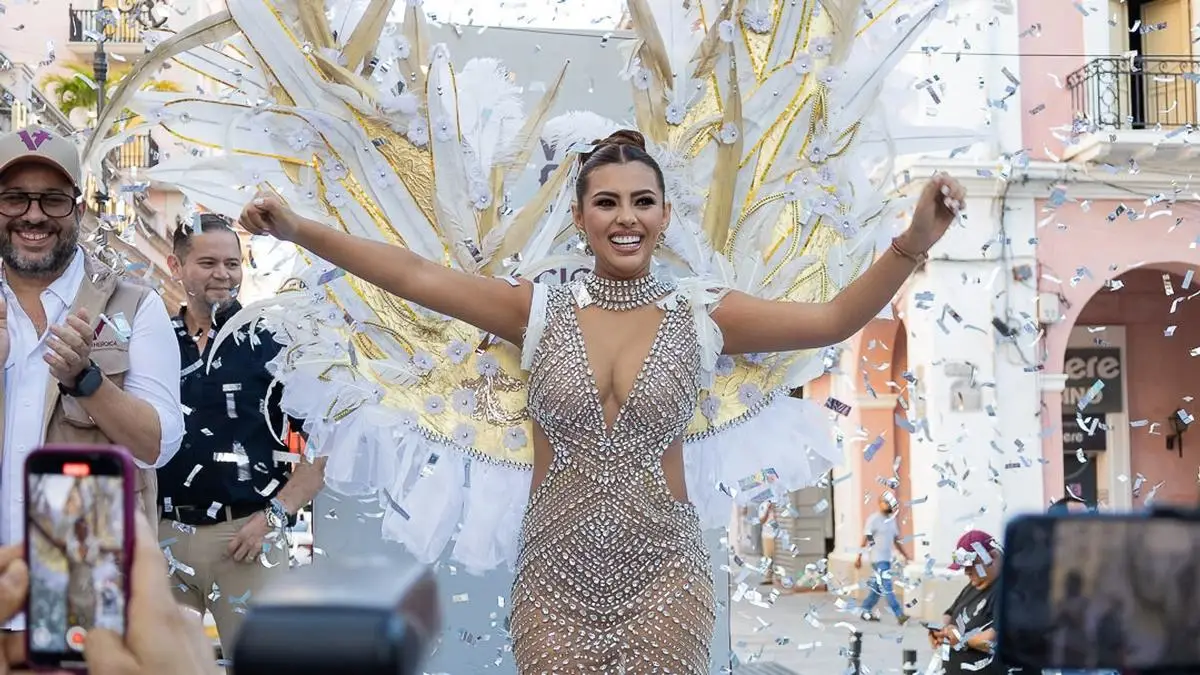 ¡La corona ya tiene nombre! Indira Meneses reinará en el Carnaval de Veracruz 2027